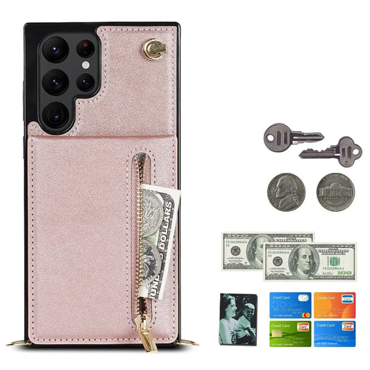 Crossbody wallet phone case (Samsung)