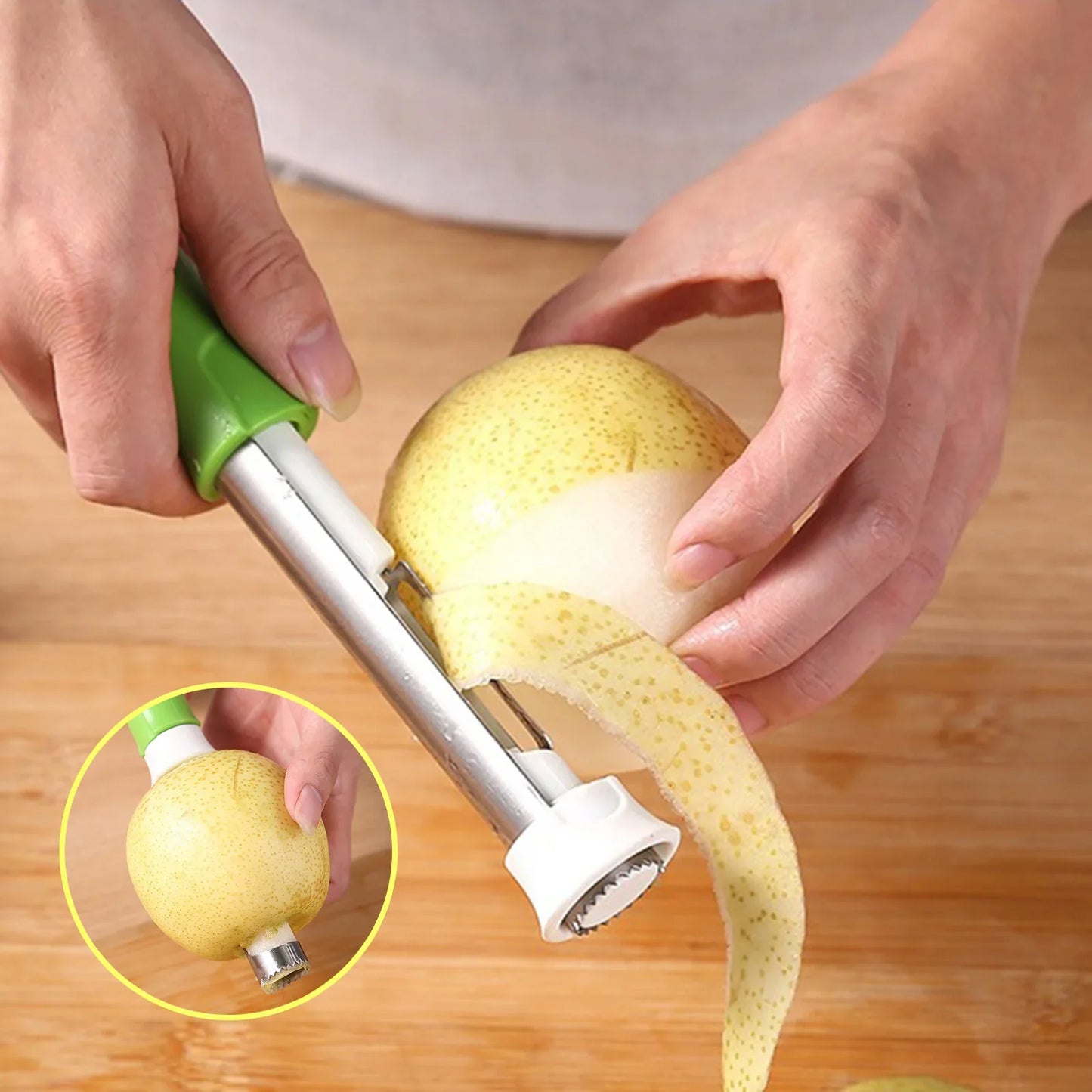 2 in 1 corer and peeler